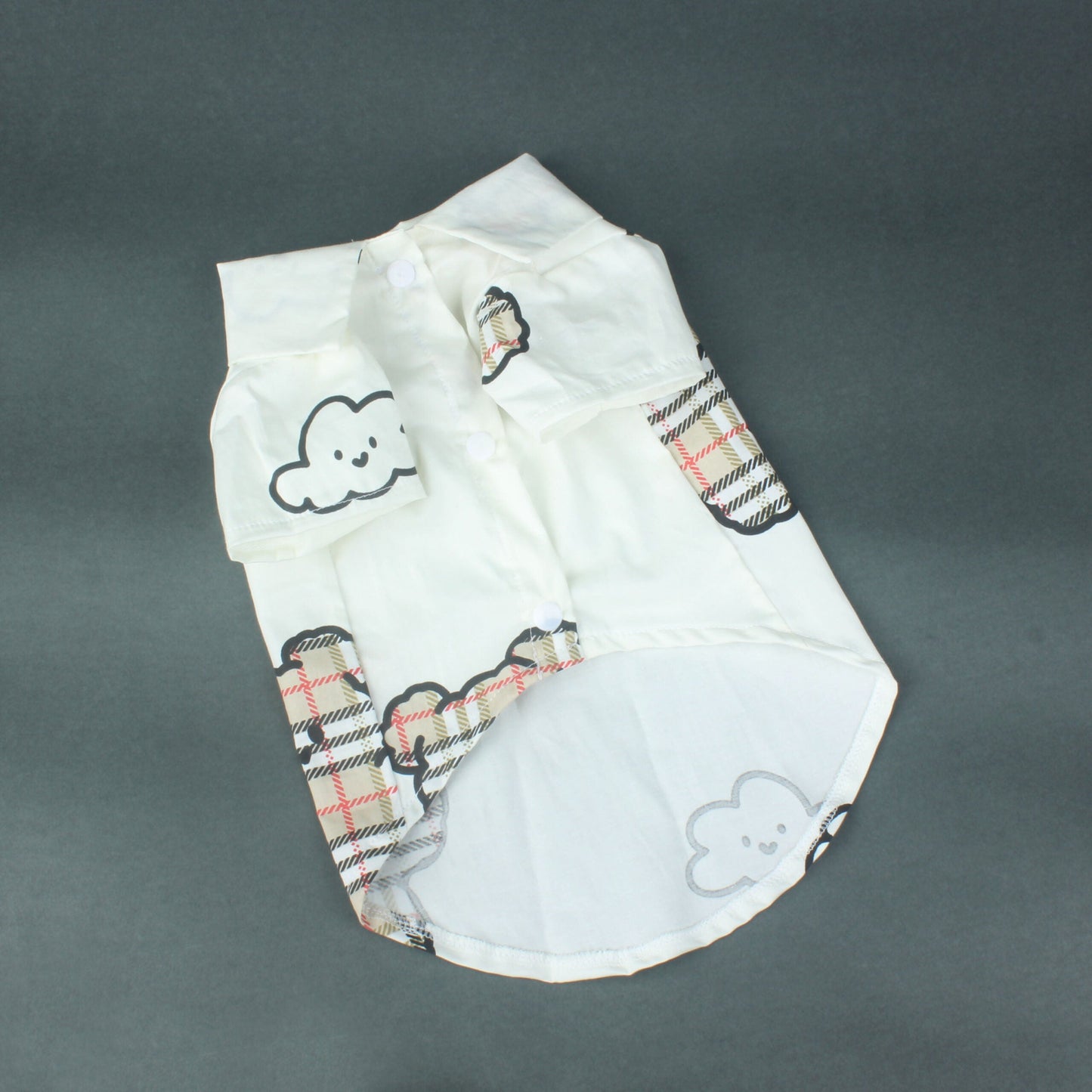 Summer Breathable White Bear Shirt