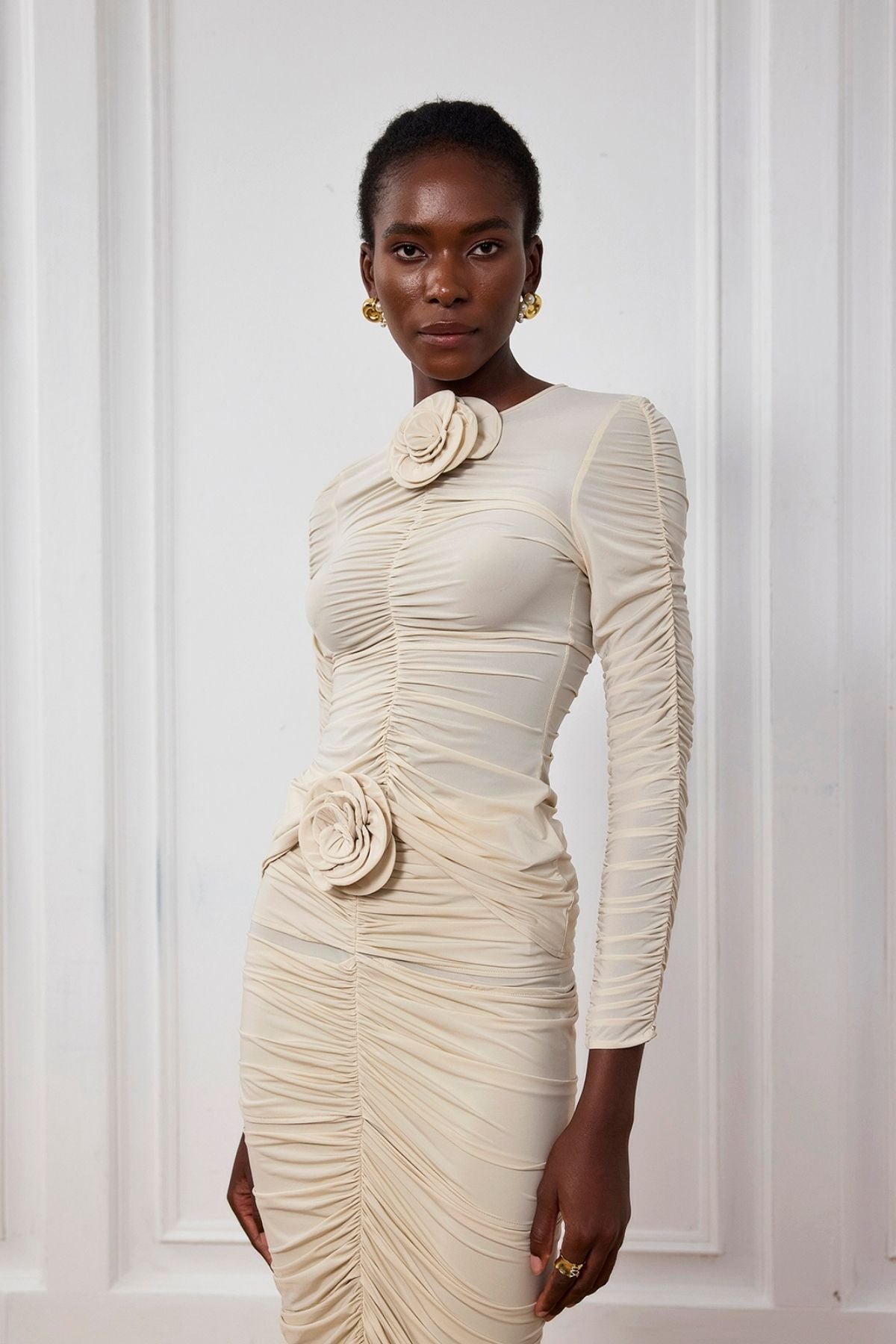 Kenya Çiçek Dantelli File Üst