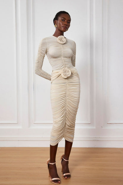 Kenya Çiçek Dantelli File Üst