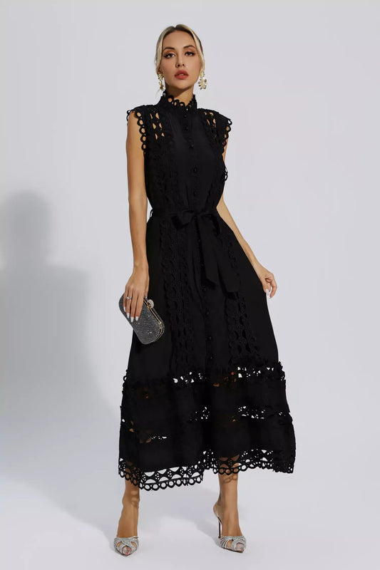 Black Swan Midi Elbise