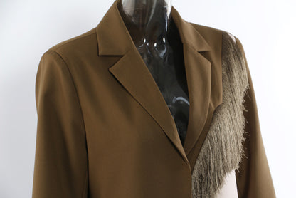 Boho Motion Fringe Coat