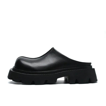 Dusty  kapalı burunlu hakiki deri unisex terllik