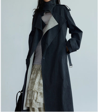 Run Mary Kontrast Renkli Trençkot