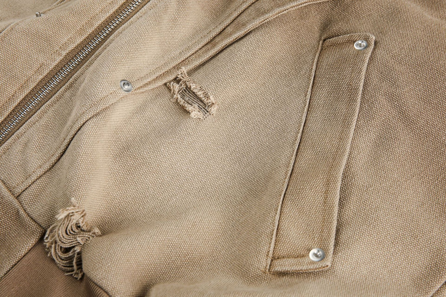 Heavy Washed Distressed Jacket