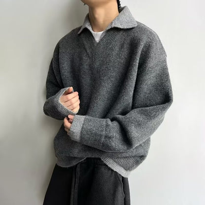 Cool Boys iki parçalı polo yaka kazak