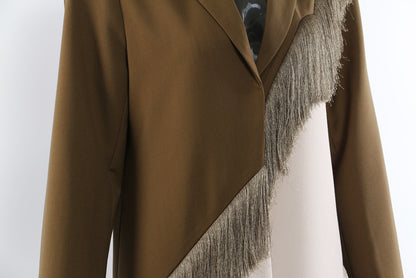 Boho Motion Fringe Coat