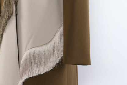 Boho Motion Fringe Coat