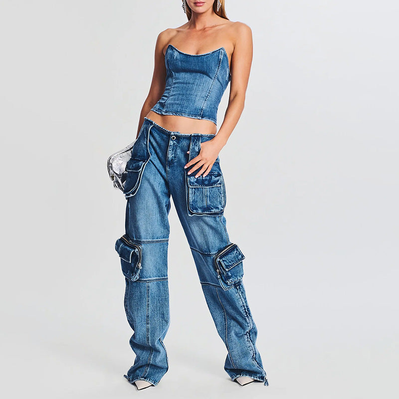 Douce Froidure Multi Cepli Kot Pantolon