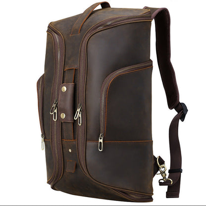 Luzz Hakiki deri büyük kapasitesi sırt çantası