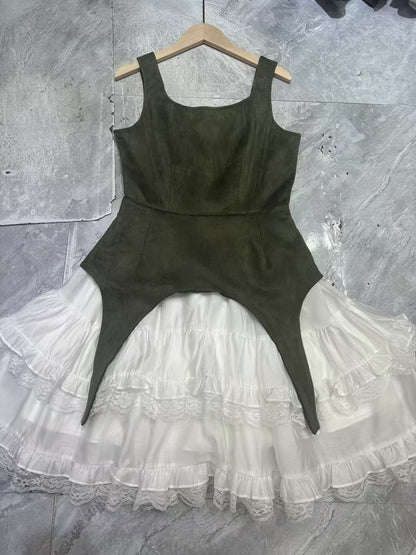 Summer Vibe Fırfırlı Mini Elbise