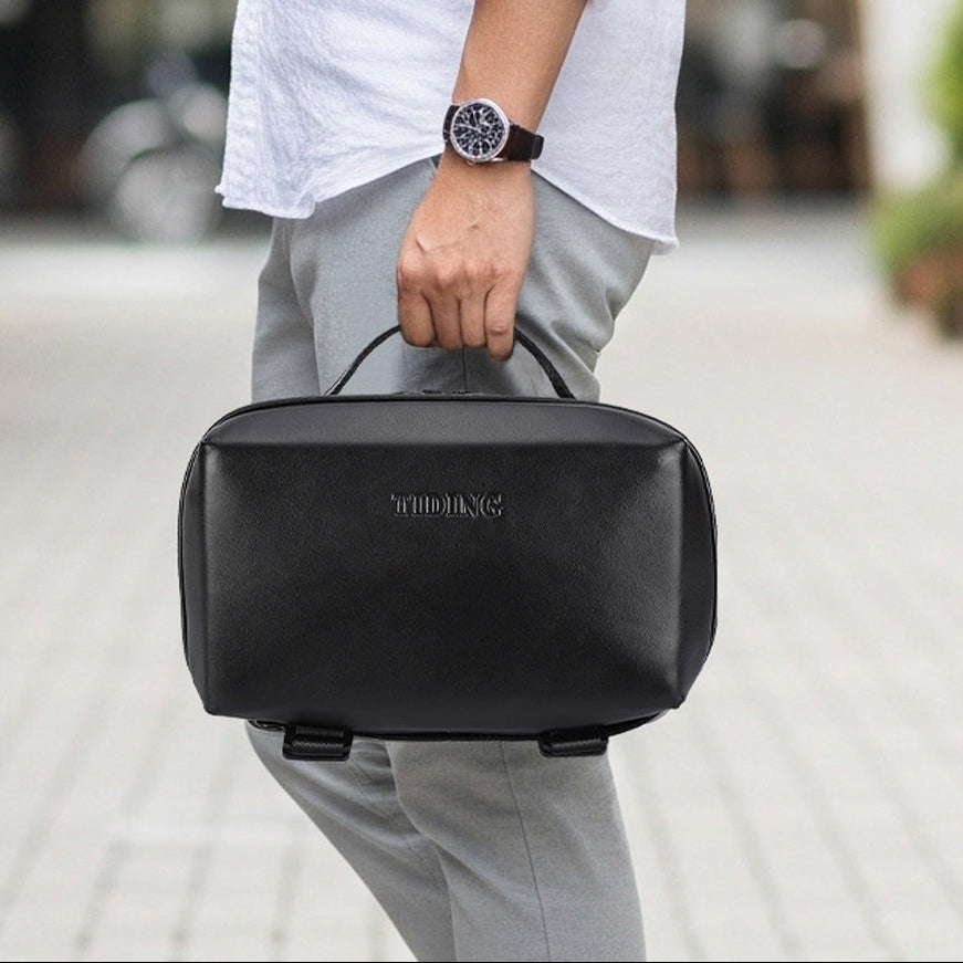 The Luzz hakiki deri spor bisiklet çantası