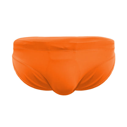 Düz renk sıkı slip mayo