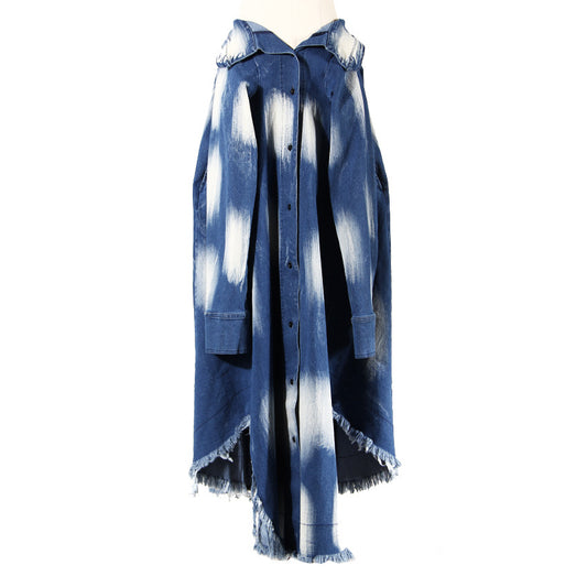 Runaway Sugar Püskül Detay Denim Etek