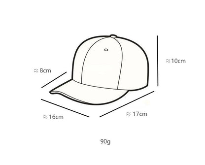 Letter Embroidered 'B' Casual Baseball Cap