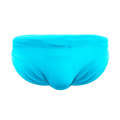 Düz renk sıkı slip mayo