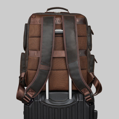 Marcus  lüks hakiki deri sırt çantası