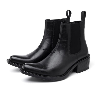 Luzz Erkek Kalın Topuklu Chelsea Bot