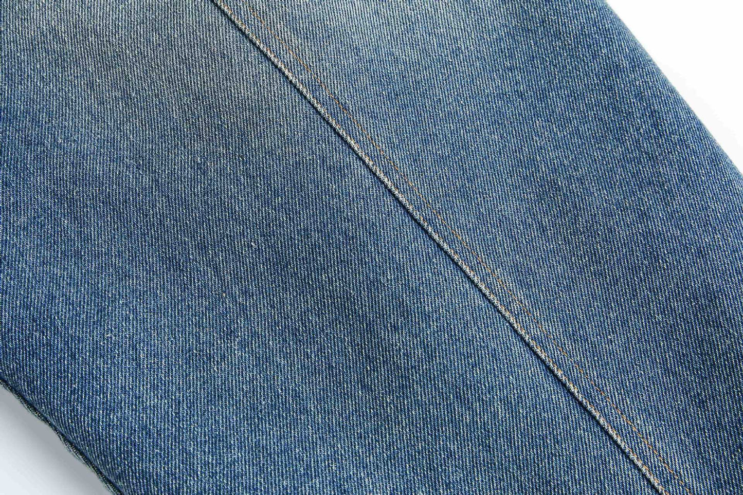 Luzz Retro Kürk Detaylı Denim Ceket