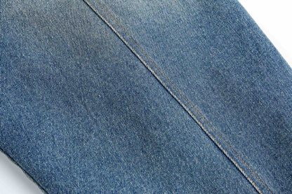 Luzz Retro Kürk Detaylı Denim Ceket