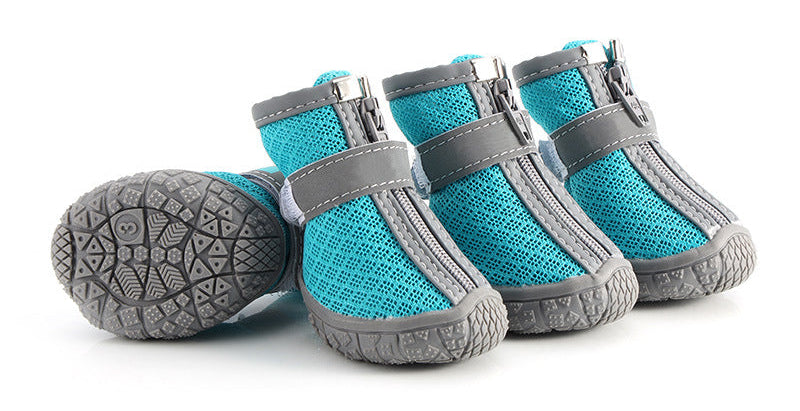 su geçirmez aşınmaya dayanıklı yansıtıcı köpek ayakkabılar