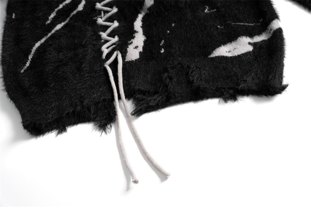 Snøra Bağcıklı Balıkçı Yaka Triko Kazak