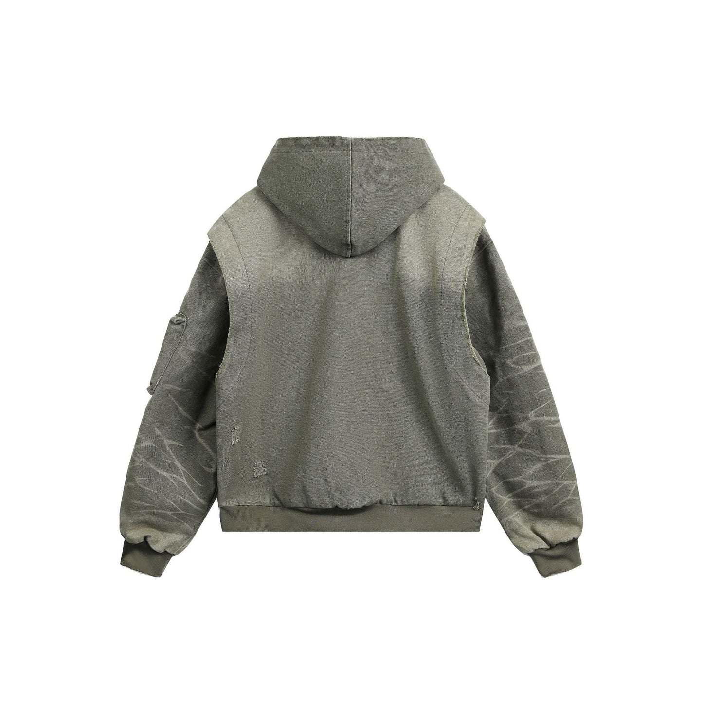 Heavy Washed Distressed Jacket