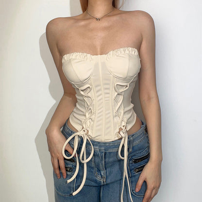 Sara Vielle Çapraz Bağcıklı Büstiyer