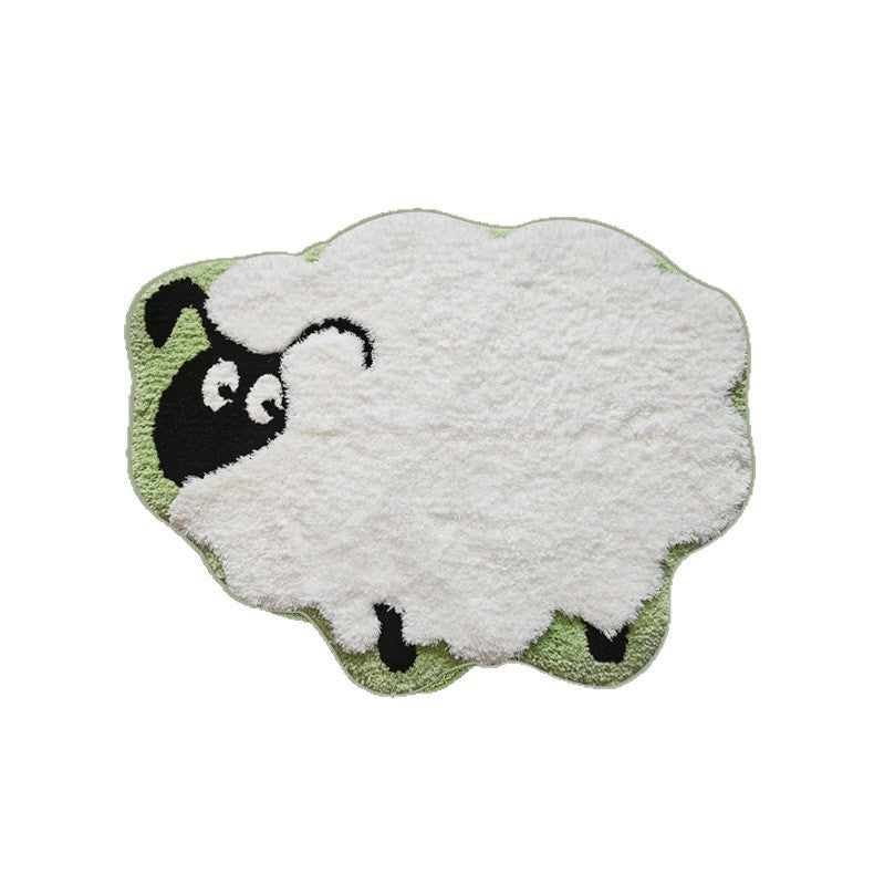 Kuzu figürlü halı