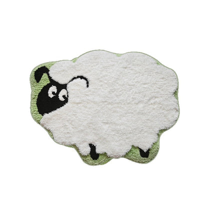 Kuzu figürlü halı