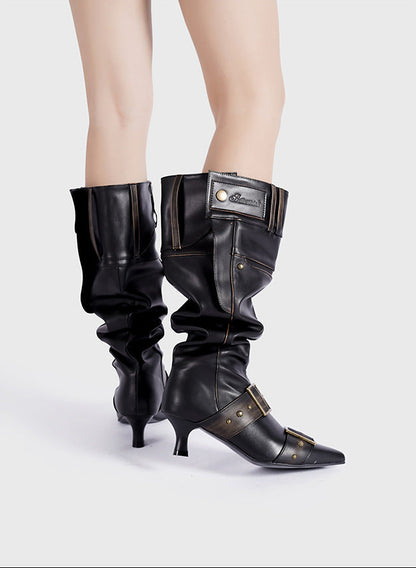Luzz Retro Şövalye Çizme