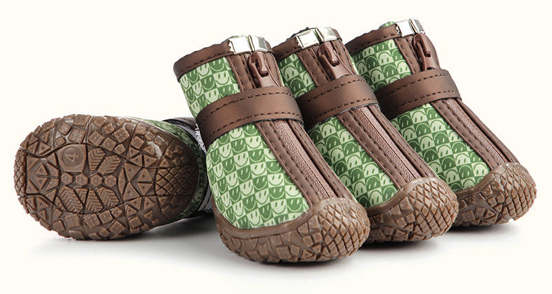 su geçirmez aşınmaya dayanıklı yansıtıcı köpek ayakkabılar