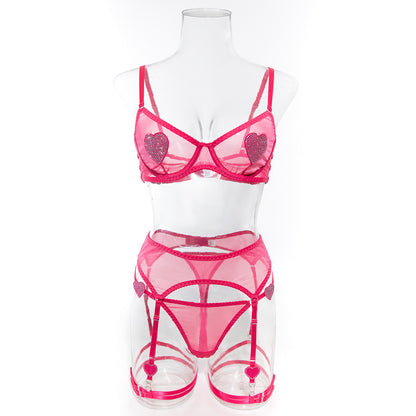 Heart on Bra Takım