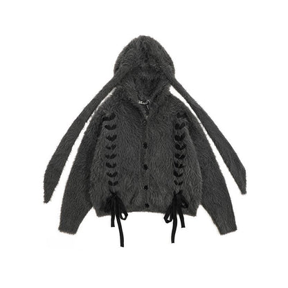 FUDGE sevimli kulaklı kazak