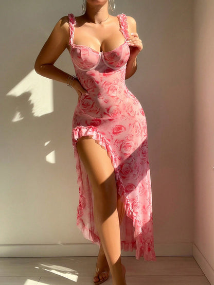Nude Floral Era Gecelik
