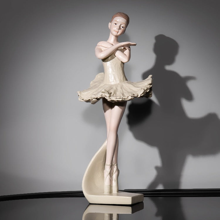 İskandinav yaratıcı bale kız süsleri ins tarzı dansçı modeli odası prenses odası 4 lü set