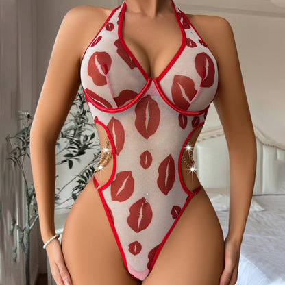 Red Lips Bodysuit