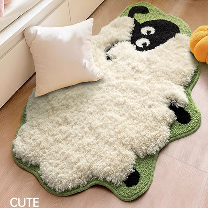 Kuzu figürlü halı