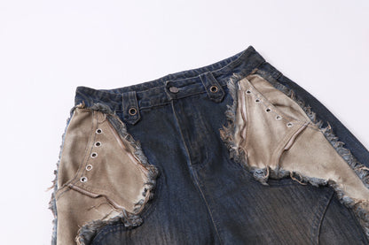 Dark Halo Retro Geniş Paça Kot Pantolon