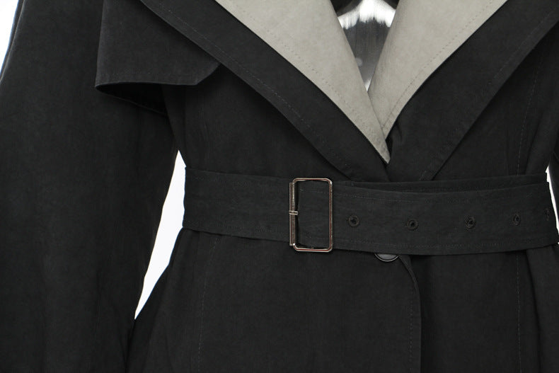 Run Mary Kontrast Renkli Trençkot