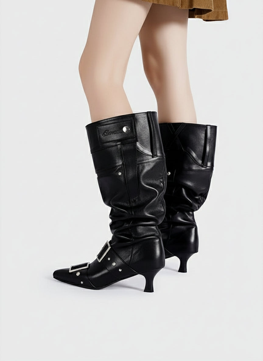 Luzz Retro Şövalye Çizme
