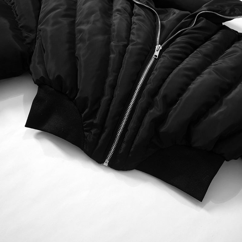 Winter Reverie Şişme Crop Ceket