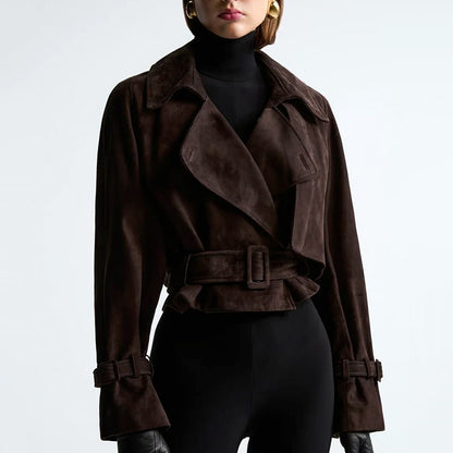 Luzz Trend Yaka Retro Slim Fit Ceket