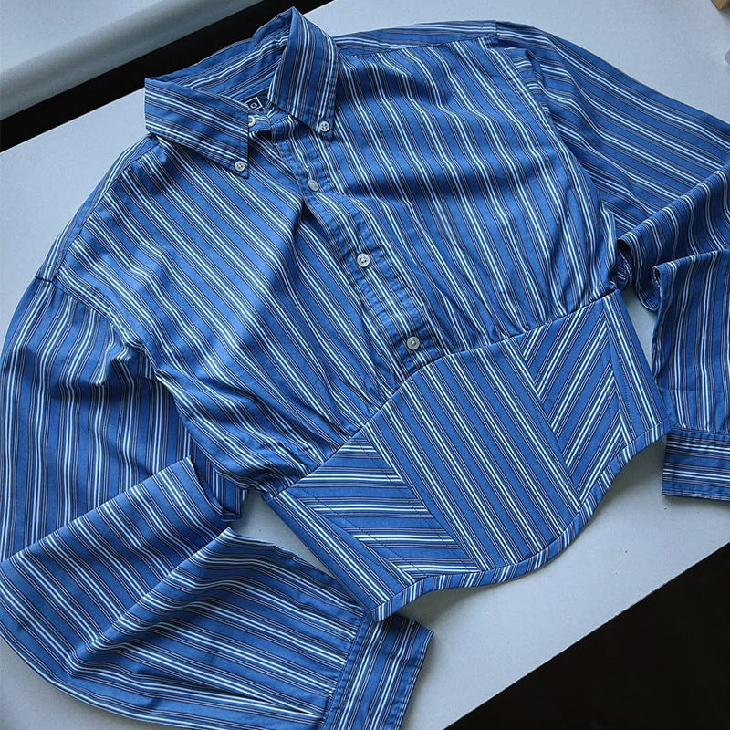 Matrix Bloom Korse Detay Yarım Gömlek Üst