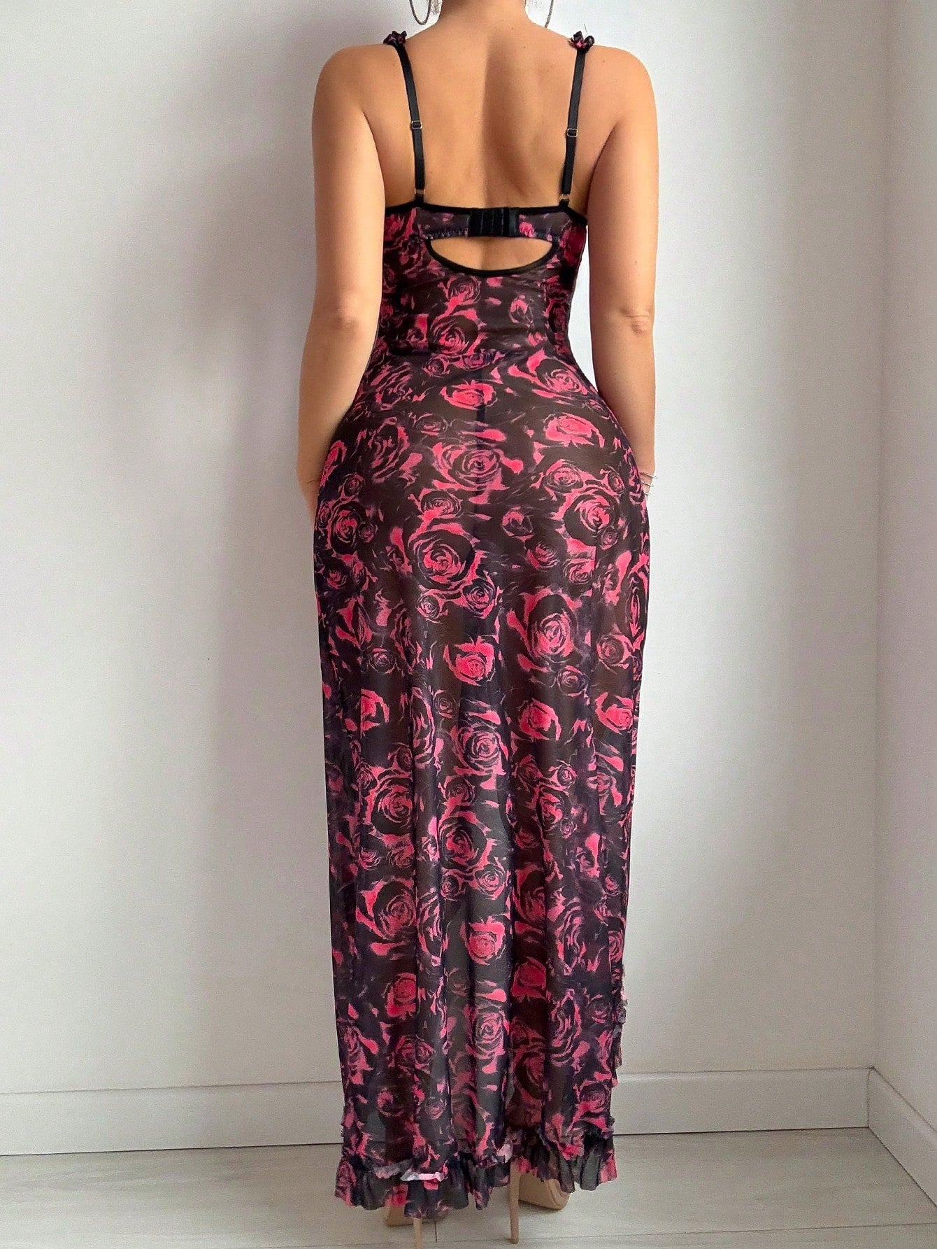 Nude Floral Era Gecelik
