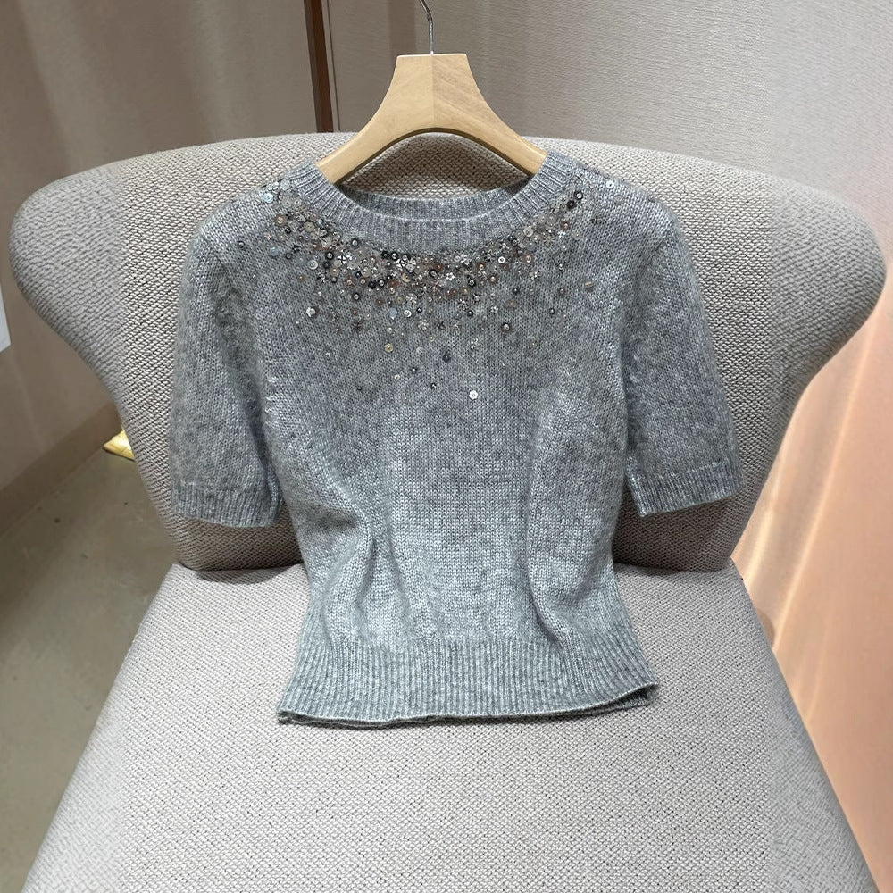 Nordic pullu kazak örme kazak