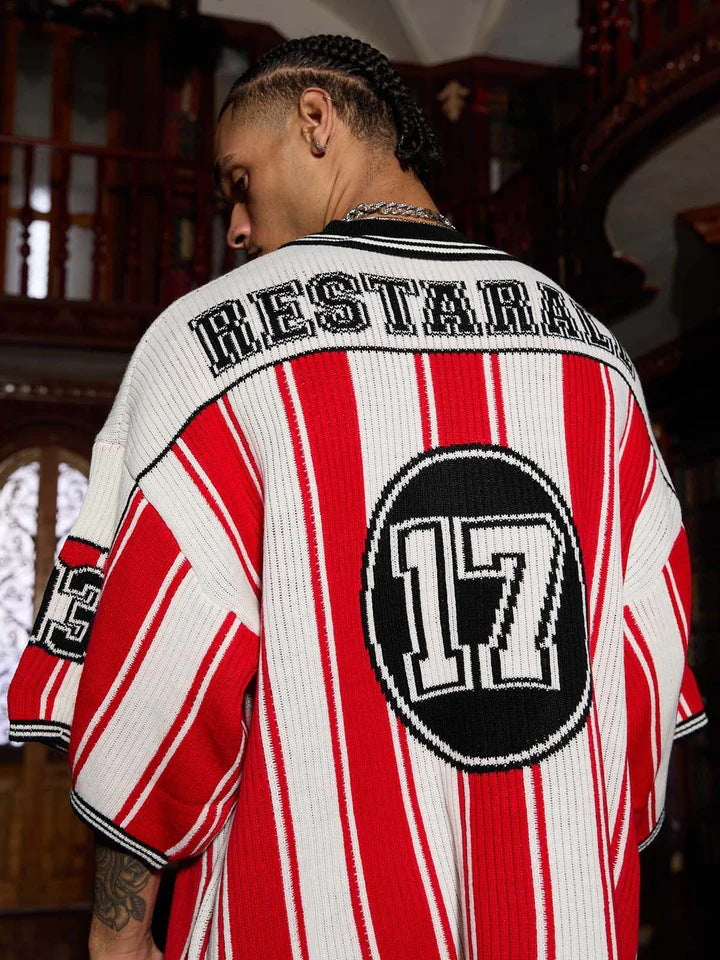 Striped 17 Varsity T-Shirt