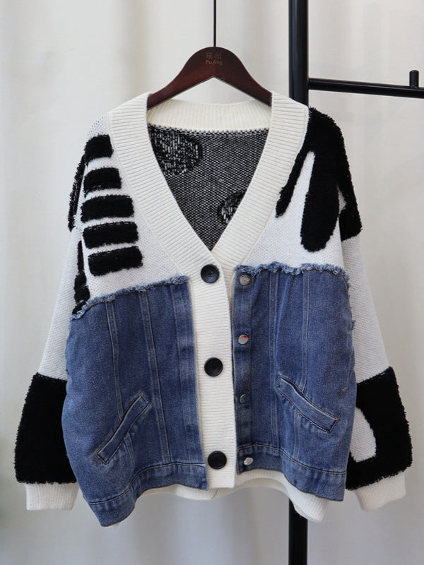 Prism Ember Patchwork Hırka