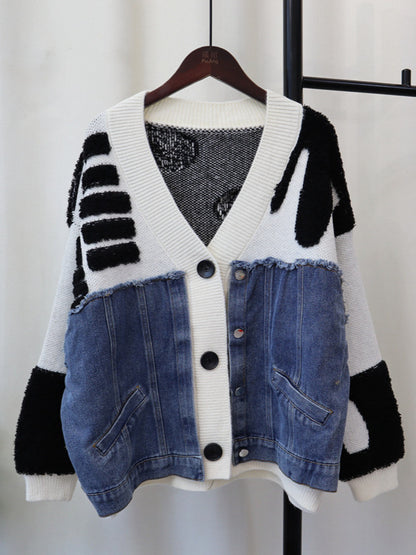 Prism Ember Patchwork Hırka