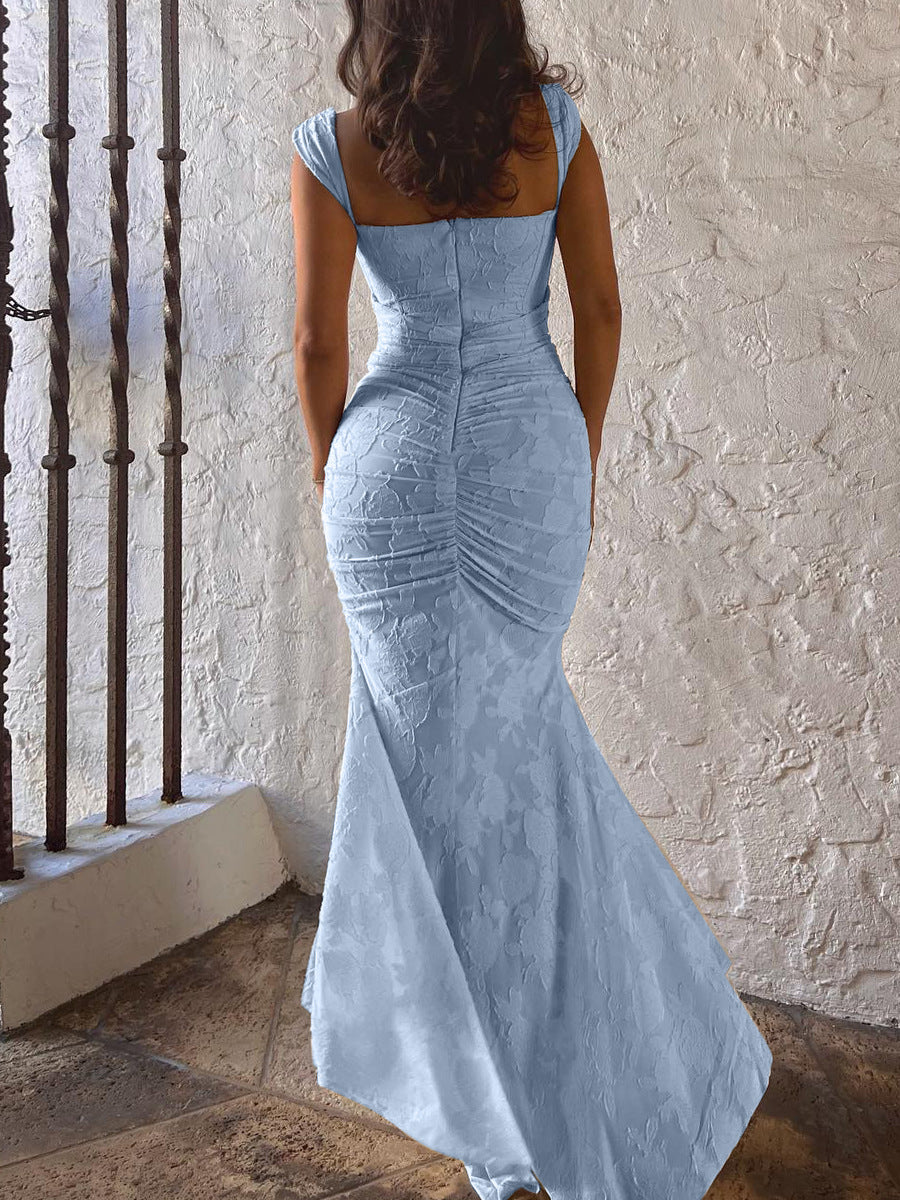 Arctic Desire Dantel Detaylı Midi Elbise