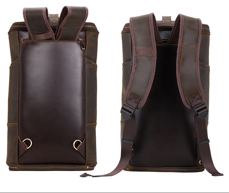 Luzz Hakiki deri büyük kapasitesi sırt çantası